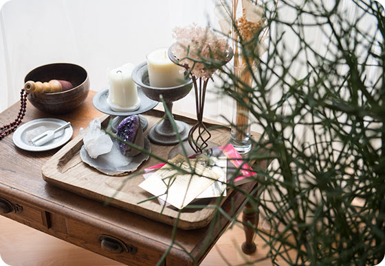  画像：アロマの道具