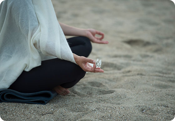  画像：瞑想の様子